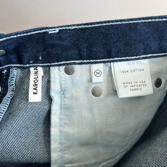 Grlfrnd Karolina Hello Again Button Fly High Rise Skinny Denim Jeans Women’s 26 - Picture 7 of 8